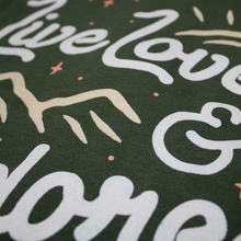 Load image into Gallery viewer, Ladies Jeep® Live Love Explore Zip-Hoodie - Olive Green-FINAL SALE
