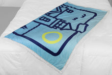 Load image into Gallery viewer, Michigan Lighthouse Sherpa Blanket
