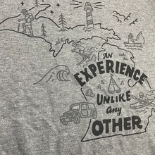 Load image into Gallery viewer, Mens Michigan Experience T-shirt - Grey Triblend-FINAL SALE
