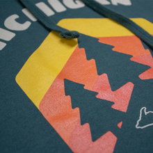 Load image into Gallery viewer, Michigan Pines Hoodie Sweatshirt - Alpine Green
