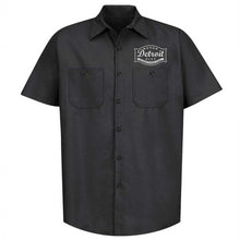 Load image into Gallery viewer, Mens Detroit Buckle Mechanic Shirt - Black
