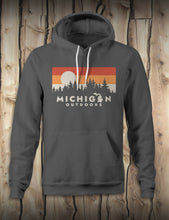 Load image into Gallery viewer, Tree Line - Unisex Hoodie - Asphalt
