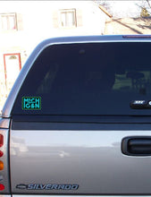 Load image into Gallery viewer, Word Stack - 4&quot; Michigan Sticker
