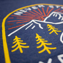 Load image into Gallery viewer, Mens Jeep® Never Stop Exploring Zip French Terry Hooded Sweatshirt - Denim
