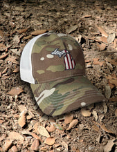 Load image into Gallery viewer, Old Glory Trucker Cap - Camo

