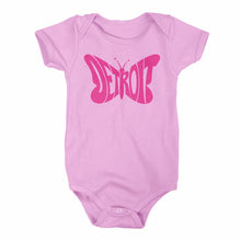 Load image into Gallery viewer, Baby Onesie - Detroit Butterfly - Pink
