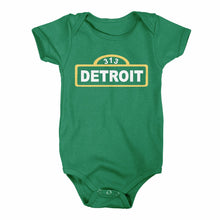 Load image into Gallery viewer, Baby Onesie - Detroit Street Sign
