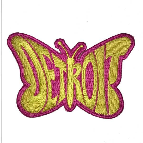 Patch - Detroit Yellow Butterfly