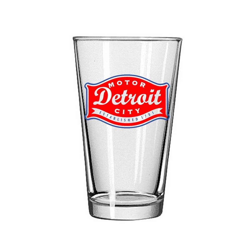 Pint Glass - Detroit Buckle