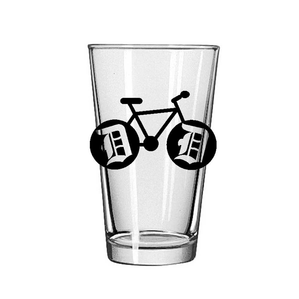Pint Glass - Detroit Bike
