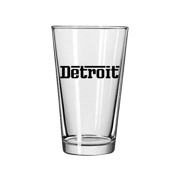 Pint Glass - Detroit Grigio