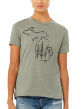 Load image into Gallery viewer, Paint Brush Trees - Women&#39;s - Heather Stone
