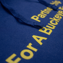 Load image into Gallery viewer, Partnership For A Buckeye Free America Hoodie Sweatshirt -Navy
