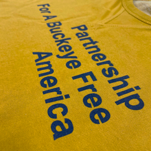 Load image into Gallery viewer, Partnership for a Buckeye Free America Crew Sweatshirt - Maize
