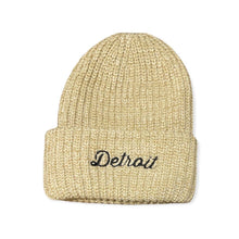 Load image into Gallery viewer, Hat - Detroit Thirsty Script Flip Chunky Knit - Multiple Colors

