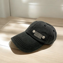 Load image into Gallery viewer, Hat - Jeep Grille Chino Twill Hat - Washed Black
