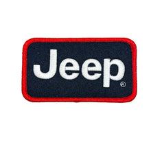 Load image into Gallery viewer, Patch - Jeep Text - Red/White/Navy
