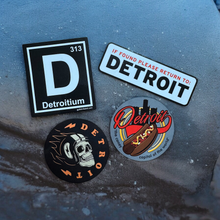 Load image into Gallery viewer, Hat - Detroit Thirsty Script Flip Knit - Navy
