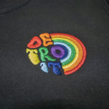 Load image into Gallery viewer, Youth - Detroit Rainbow Hoodie - Black

