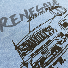Load image into Gallery viewer, Mens Jeep® Renegade - LDD Series - Triblend Lake Blue T-Shirt

