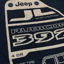 Load image into Gallery viewer, Mens Jeep® Wrangler JL 392 Rubicon Spec Plate - Black
