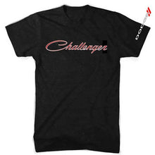 Load image into Gallery viewer, Mens Dodge Challenger 2 Color Script T-shirt - Black
