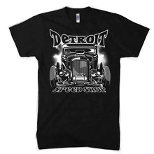 Load image into Gallery viewer, Mens Detroit Speed Shop Deuce Coupe T-shirt (Black)
