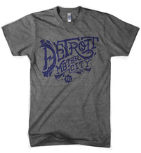 Load image into Gallery viewer, Mens Triblend Detroit Vintage Font T-shirt (Grey)
