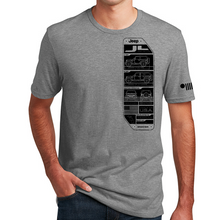 Load image into Gallery viewer, Mens Jeep® Wrangler JL Spec Plate - Oxford Grey
