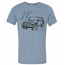 Load image into Gallery viewer, Mens Jeep® JK Wrangler - LDD Series - Triblend Lake Blue T-Shirt
