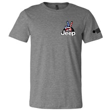Load image into Gallery viewer, Mens Jeep® Wave USA T-Shirt - Graphite Heather
