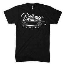 Load image into Gallery viewer, Mens Detroit Speed Shop Race Riot T-shirt (Black)

