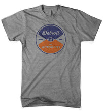 Load image into Gallery viewer, Mens Triblend Detroit Reel T-shirt (Grey)

