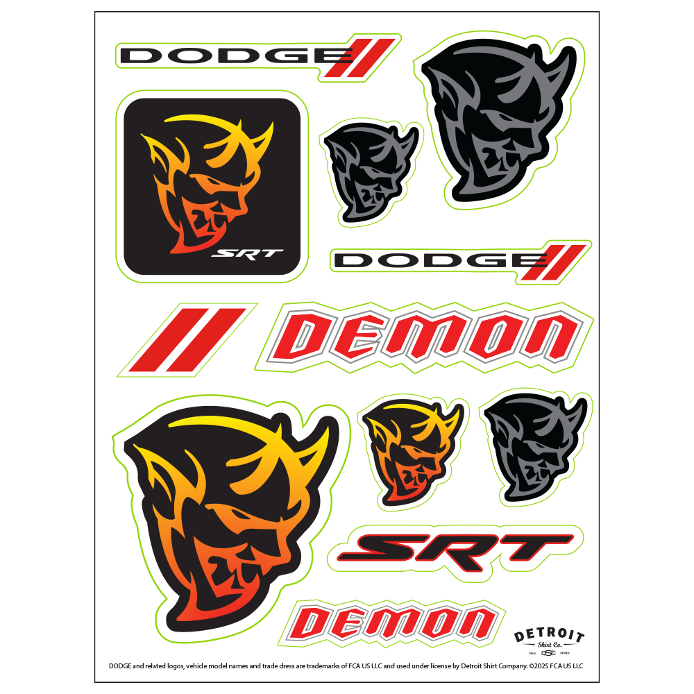 Sticker - Dodge Demon - Sheet