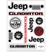 Load image into Gallery viewer, Sticker - Jeep® Gladiator - Sheet
