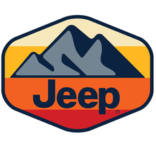 Load image into Gallery viewer, Sticker - Jeep® Mountain Hex - Navy
