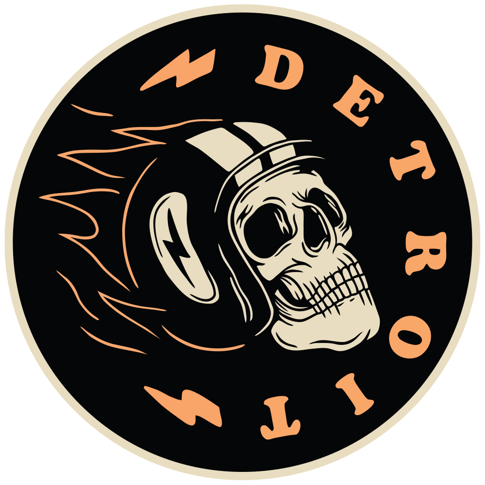 Sticker - Detroit Skull Racer
