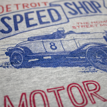Load image into Gallery viewer, Youth - Detroit Speed Shop T-shirt - Sport Grey-FINAL SALE
