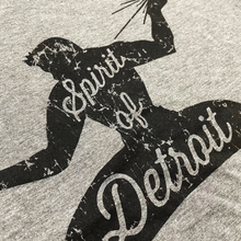 Load image into Gallery viewer, Mens Triblend Spirit of Detroit 2 T-shirt (Grey)

