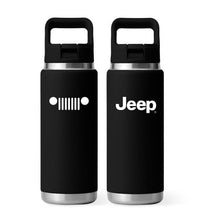 Load image into Gallery viewer, Top Handle Bottle - Jeep Text Grille - Black
