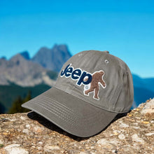 Load image into Gallery viewer, Hat - Jeep Chino Twill with Chenille Sasquatch Patch
