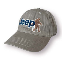Load image into Gallery viewer, Hat - Jeep Chino Twill with Chenille Sasquatch Patch
