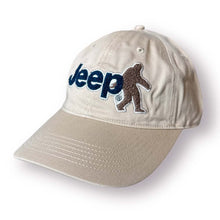 Load image into Gallery viewer, Hat - Jeep Chino Twill Ponytail with Chenille Sasquatch Patch - Khaki
