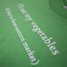 Load image into Gallery viewer, Youth - I&#39;ll Eat My Veggies if they are from Eastern Market T-shirt-FINAL SALE
