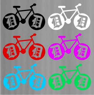Vinyl Decal - Detroit Bike