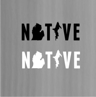 Detroit Native Sticker Vinyl Decal - Michigan Native – Detroit Can Company