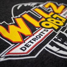 Load image into Gallery viewer, Mens WLLZ Detroit's Wheels T-shirt (Heather Black)
