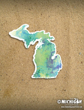 Load image into Gallery viewer, Michigan Magnet - Watercolor

