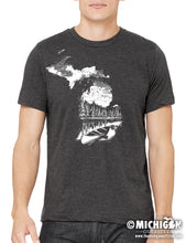 Load image into Gallery viewer, Woodcut Lake - Dark Heather
