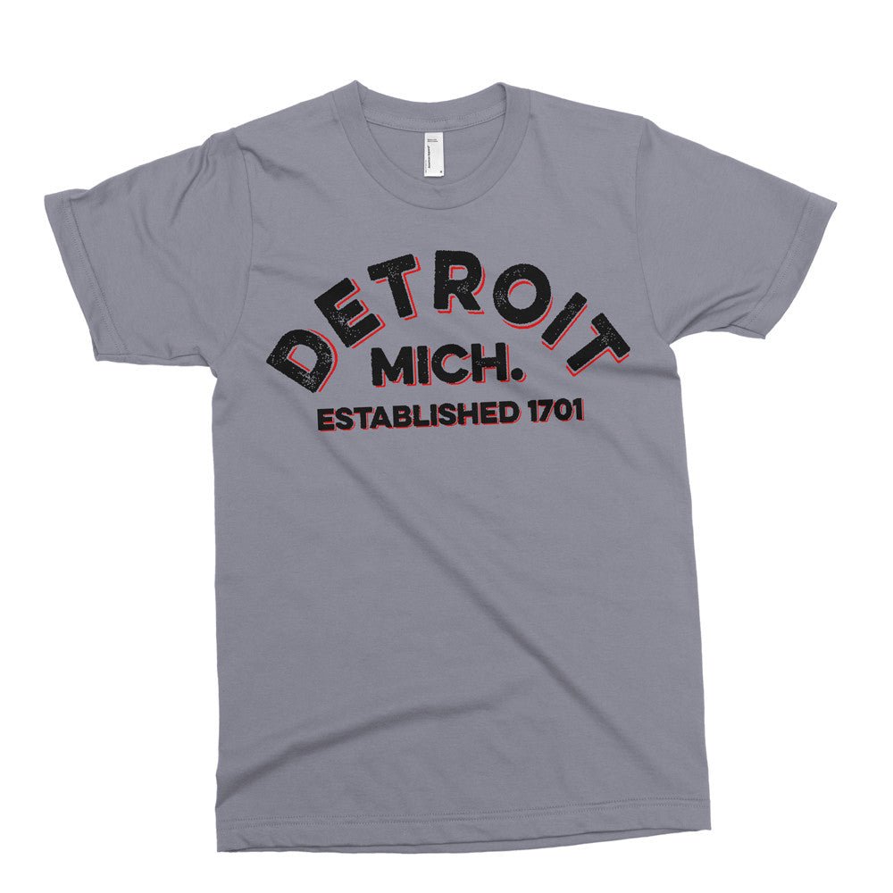 Youth - Detroit Arch T-shirt - Asphalt-FINAL SALE